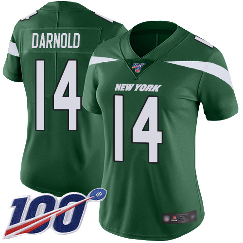 New York Jets Limited Green Women Sam Darnold Home Jersey NFL Football 14 100th Season Vapor Untouchable